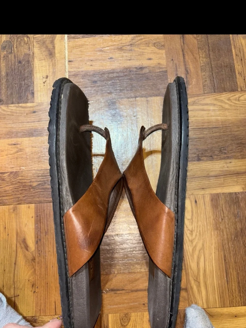 A.Cellini Italian leathers brown sandals, Men’s Size 9.5W